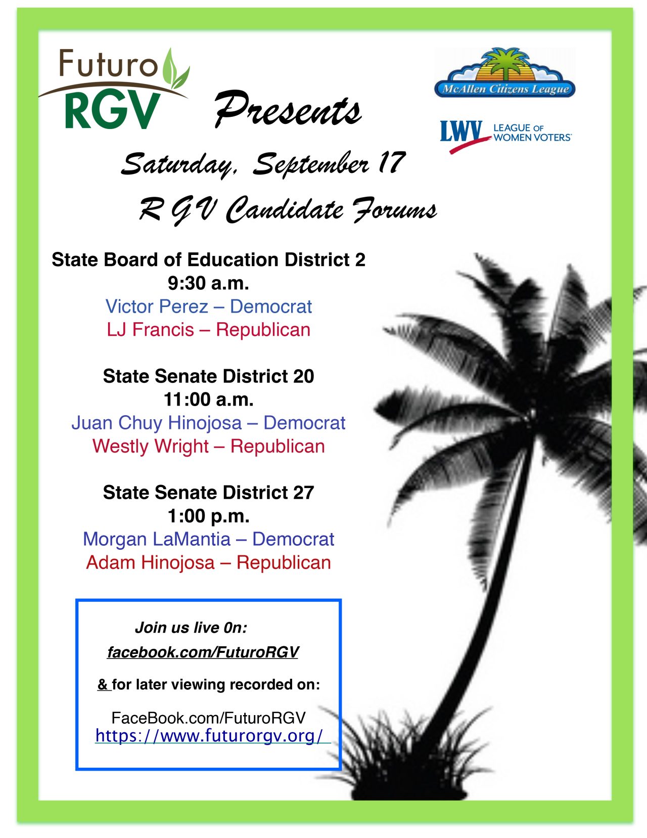 Upcoming Events - Futuro RGV